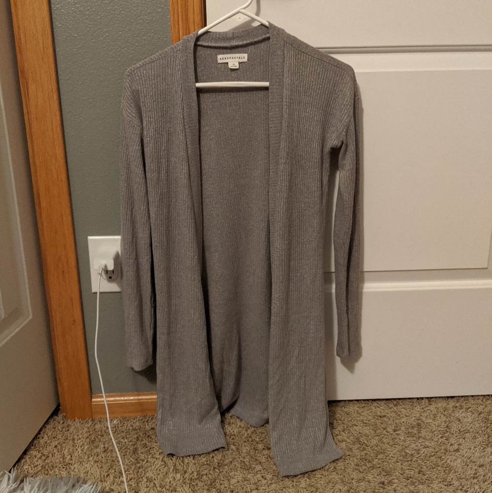 Aéropostale grey cardigan